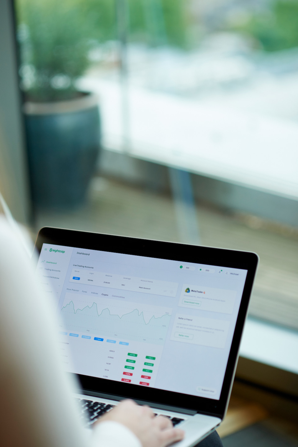 Working on a Fintech web app